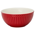 Alice red cereal bowl fra GreenGate - Tinashjem